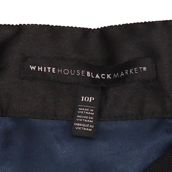 White House Black Market Skirt Womens 10 Petite Floral Midi A-Line Pleated - Picture 6 of 12